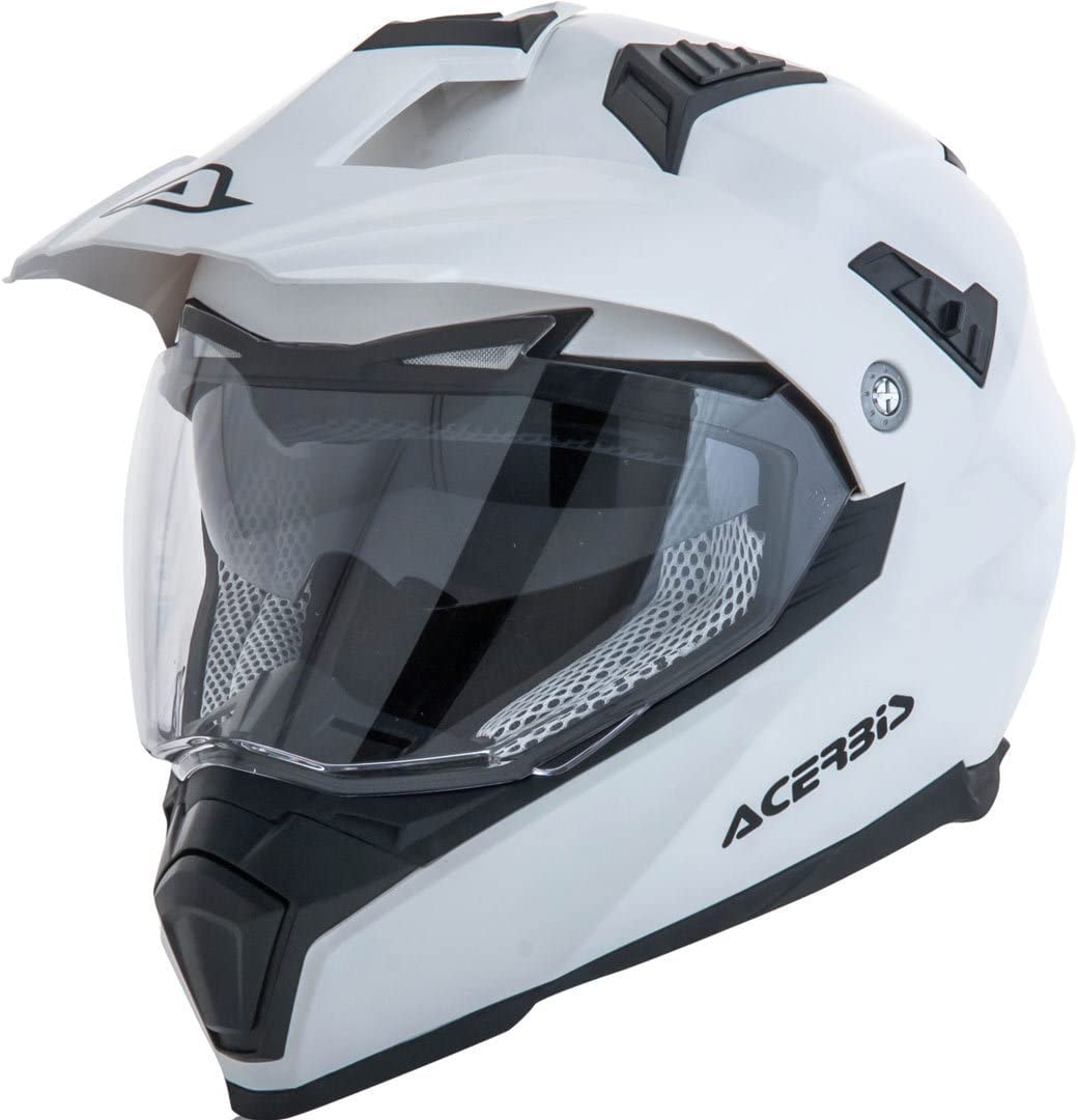 Acerbis Herren Flip Helmet, White, XXL