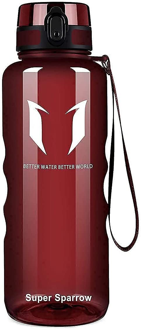 Super Sparrow Trinkflasche - 1.5L - Wasserflasche Auslaufsicher -Sportflasche BPA-Frei | Schule, Sport, Wasser, Fahrrad