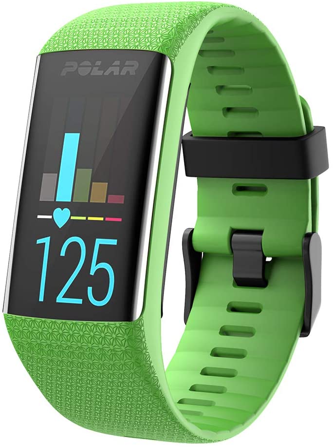 WIIKAI Ersatzarmbänder für Polar A360/A370 Armband (kompatibel für Polar A360/A370.) Silikonband. (Grün)