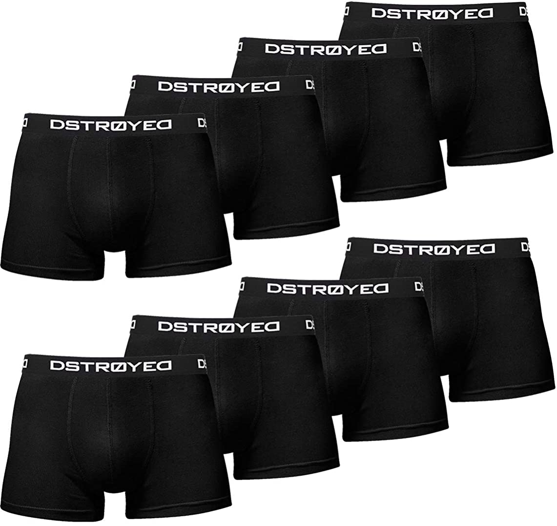 DSTROYED ® Boxershorts Herren 6er Pack Männer Men Unterwäsche Unterhosen Retroshorts 606