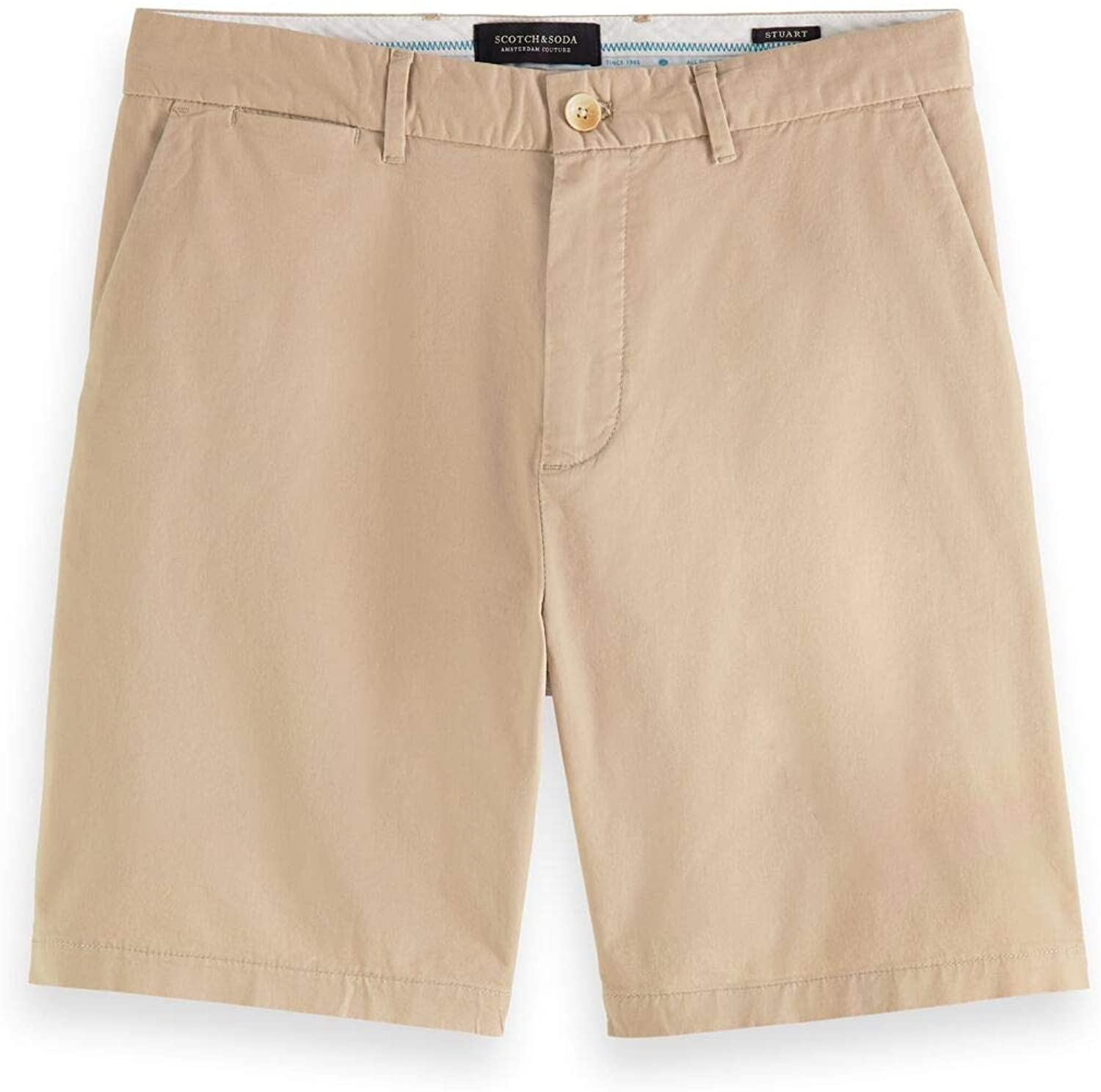 Scotch & Soda Herren Stuart – Chino Regular Slim Fit-Pima Cotton Shorts
