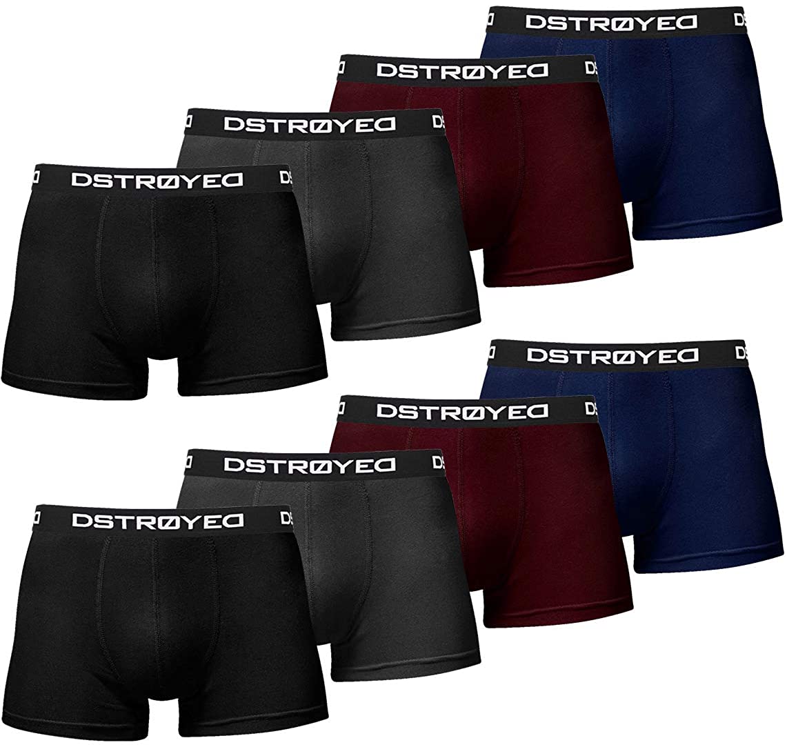 DSTROYED ® Boxershorts Herren 6er Pack Männer Men Unterwäsche Unterhosen Retroshorts 606