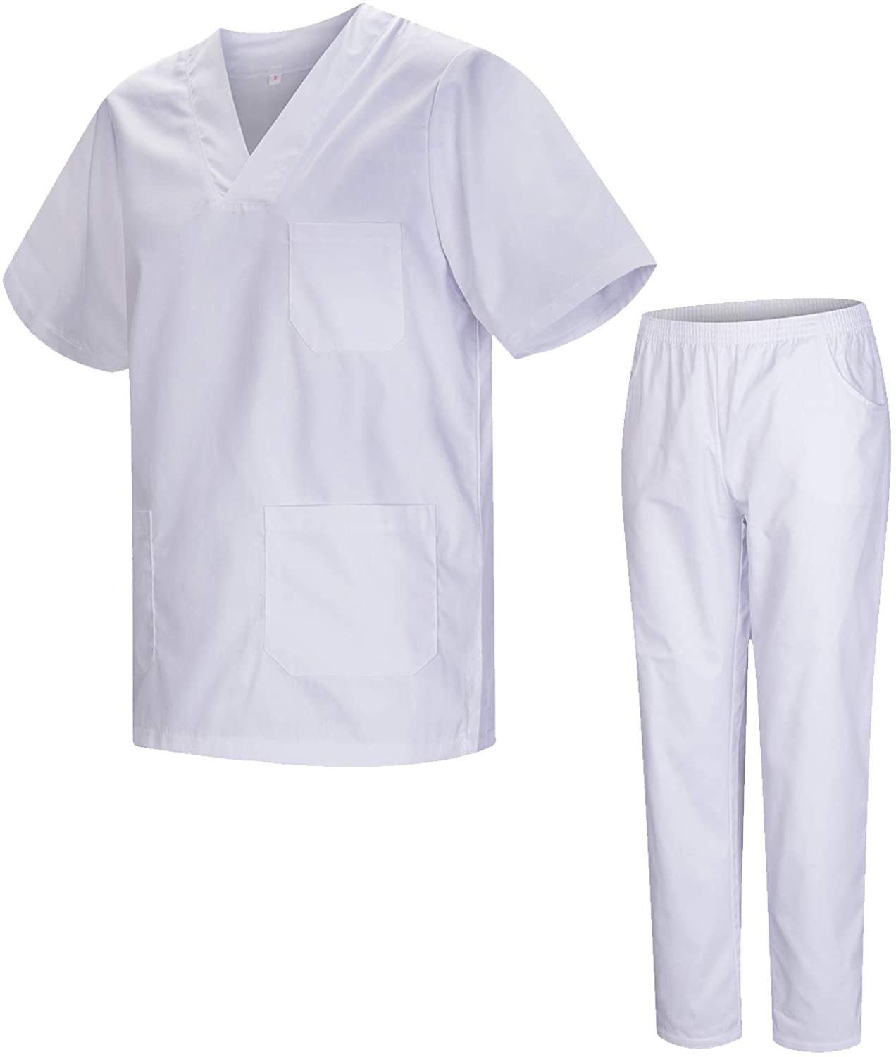 MISEMIYA - Unisex-Schrubb-Set - Medizinische Uniform mit Oberteil und Hose - Ref.8168