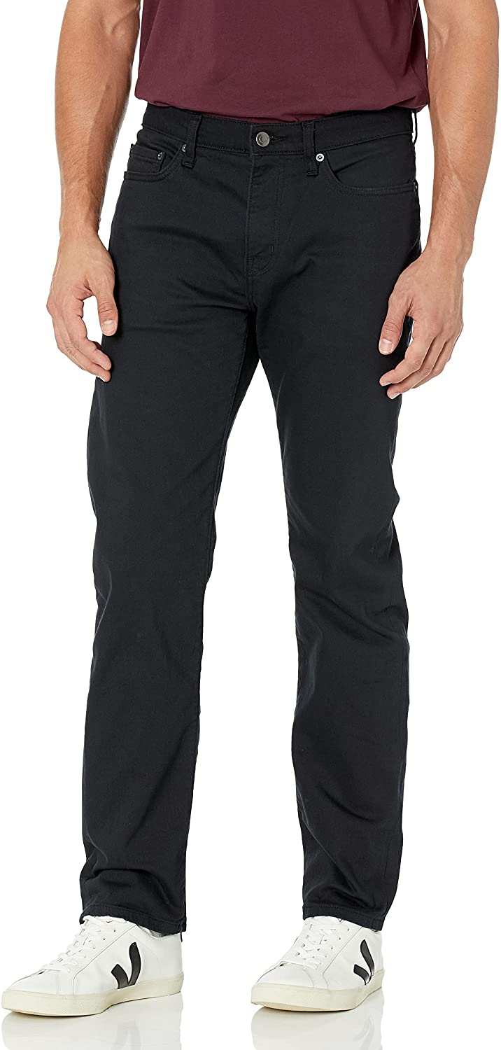 Amazon Essentials Herren Gerade geschnittene Stretch-Jeans