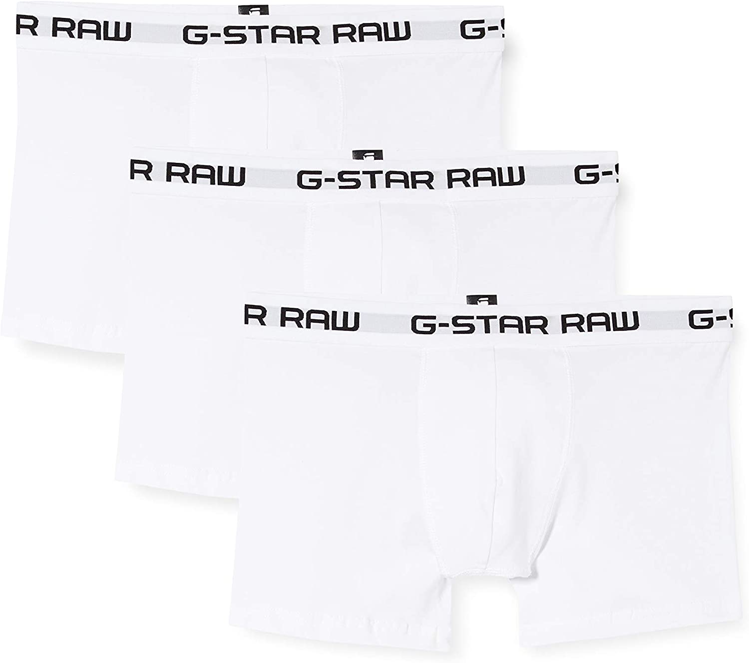 G-STAR RAW Herren Classic Trunk 3-Pack Underwear (3er Pack)