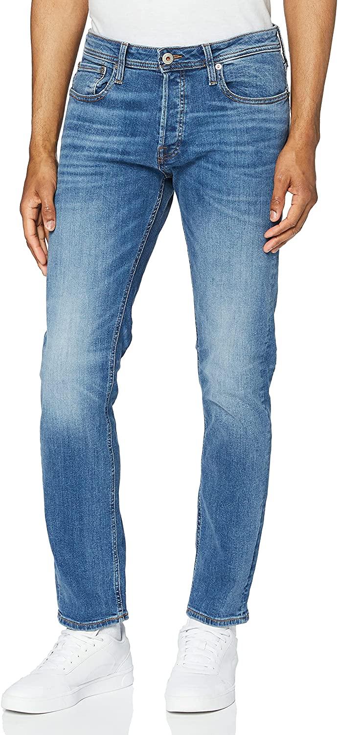 JACK & JONES Male Slim/Straight Fit Jeans Tim ORIGINAL AM 781 50SPS