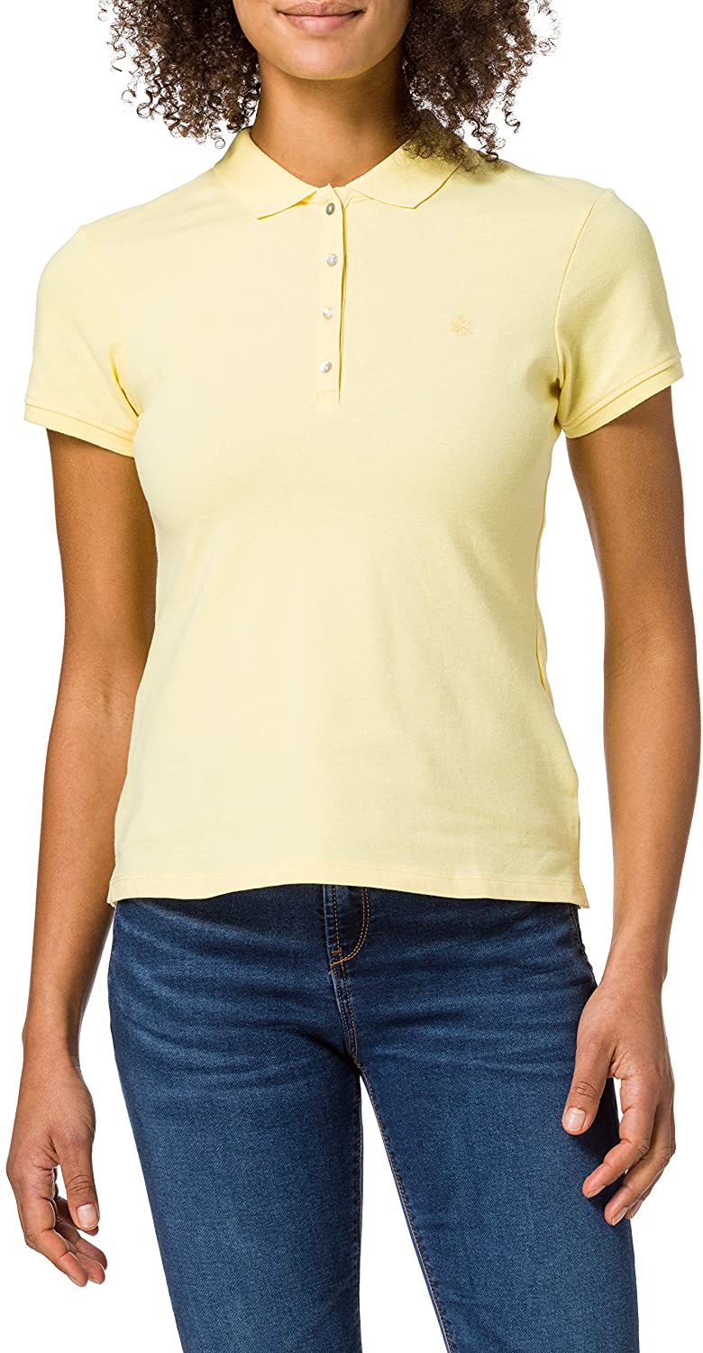 Springfield Damen Polo Algodón Orgánico Unterhemd