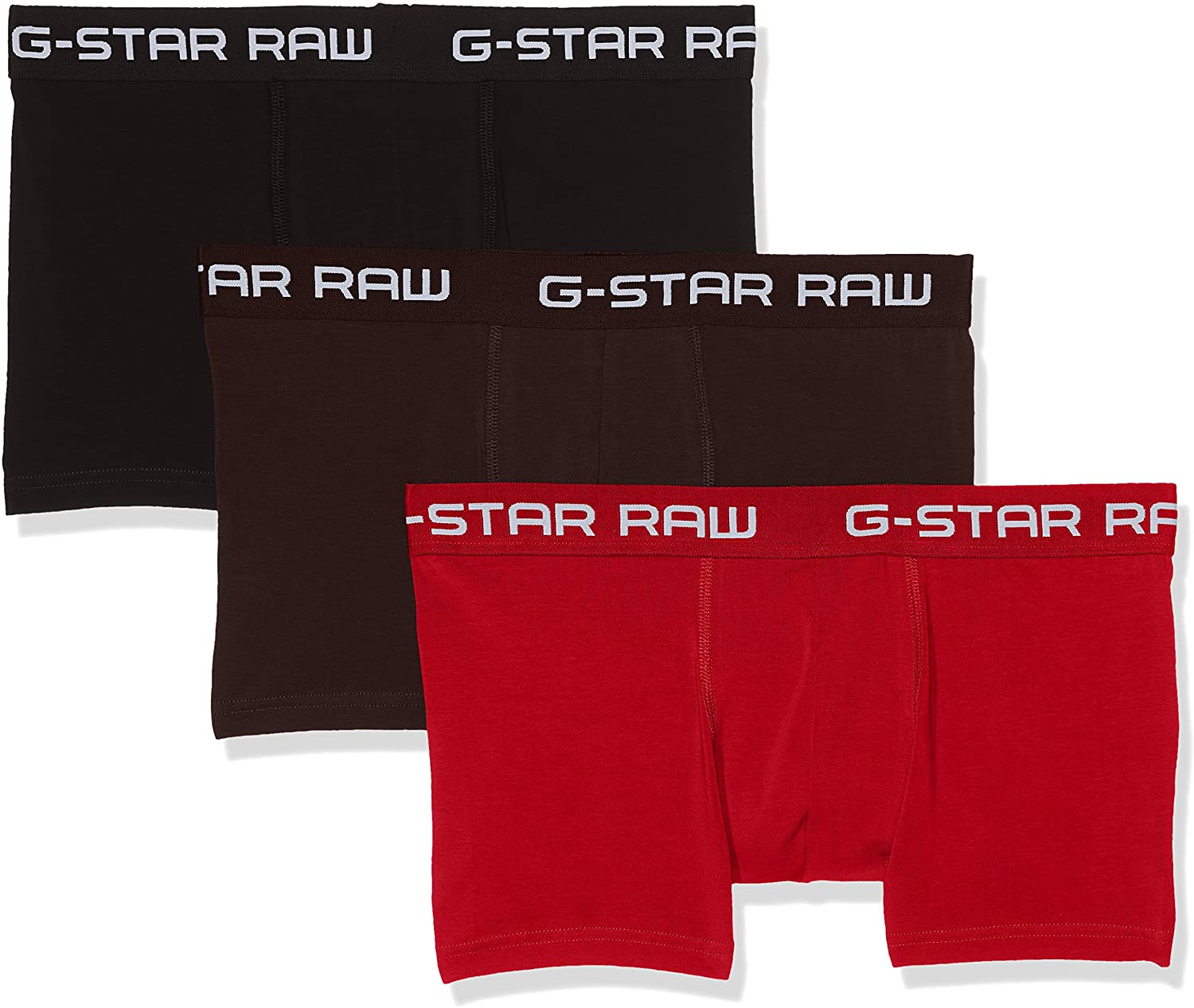 G-STAR RAW Herren Classic Trunk Color 3-Pack Underwear (3er Pack)