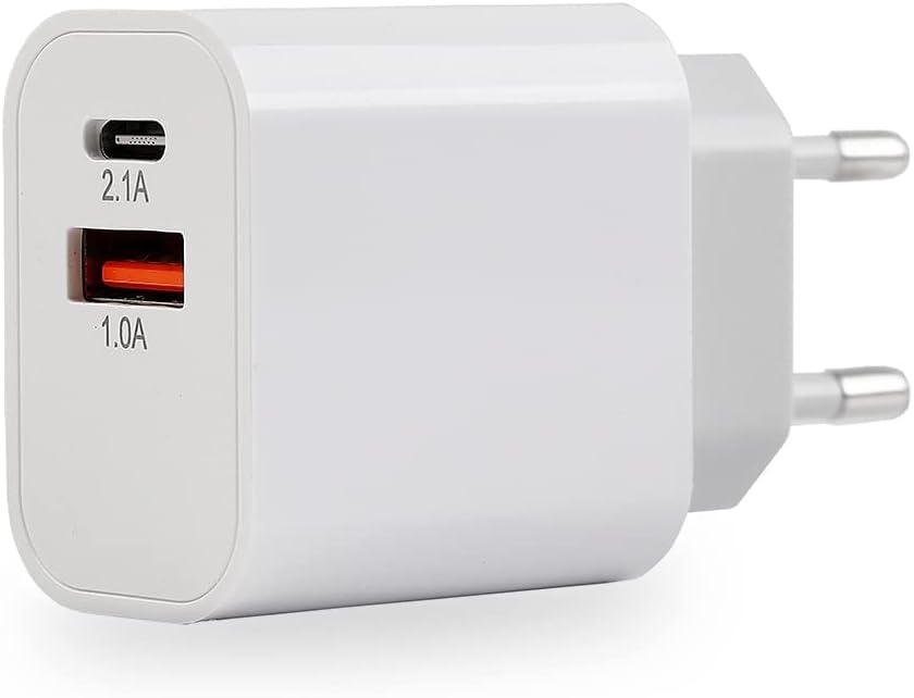 USB C Ladegerät 10W,MUTTO USB C Netzteil PD 3.0 Ladestecker,2-Port Schnellladegerät kompatibel mit iPhone 13 Pro Max/13 Mini/12Pro Max 11 XR,iPad Pro 2020,Pixel 6 Pro,Galaxy S21mi