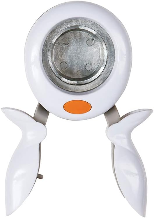 Fiskars Motiv-Stanzzange, Kreis, Ø 3,8 cm, Für Links- und Rechtshänder, Qualitäts-Stahl/Kunststoff, Weiß/Orange, L, 1003889