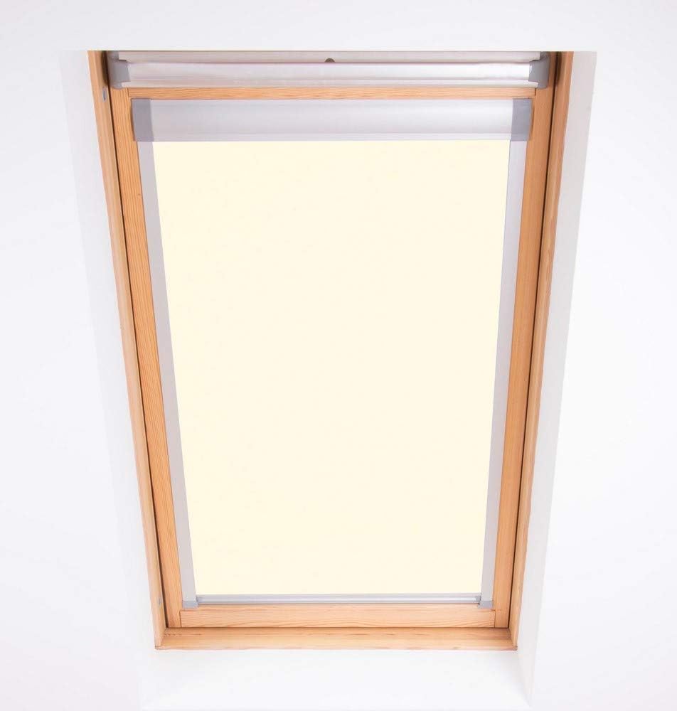 Bloc Skylight Rollo Für Velux Dachfenster Blockout, cremefarben, U04