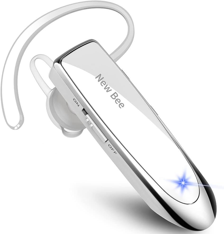 New bee Bluetooth Headset V5.0 Wireless Headset Bluetooth Freisprechen im Ohr mit Clear Voice Capture Technologie Bluetooth In-Ear Headset für iPhone Samsung Huawei HTC, Sony, usw