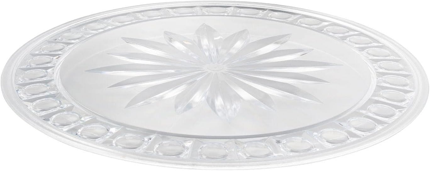 Westmark Tortenplatte, Ø 31 cm, Glasoptik, Bruchunempfindlich, Kunststoff, Transparent, 34552211