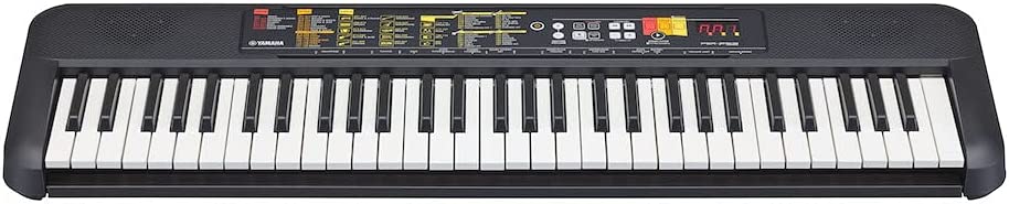 Yamaha PSR-F52 Digital Keyboard, schwarz – Kompaktes digitales Keyboard für Einsteiger mit 61 Tasten, 144 Instrumentenklängen und 158 Begleit-Styles, 920 mm × 266 mm × 73 mm