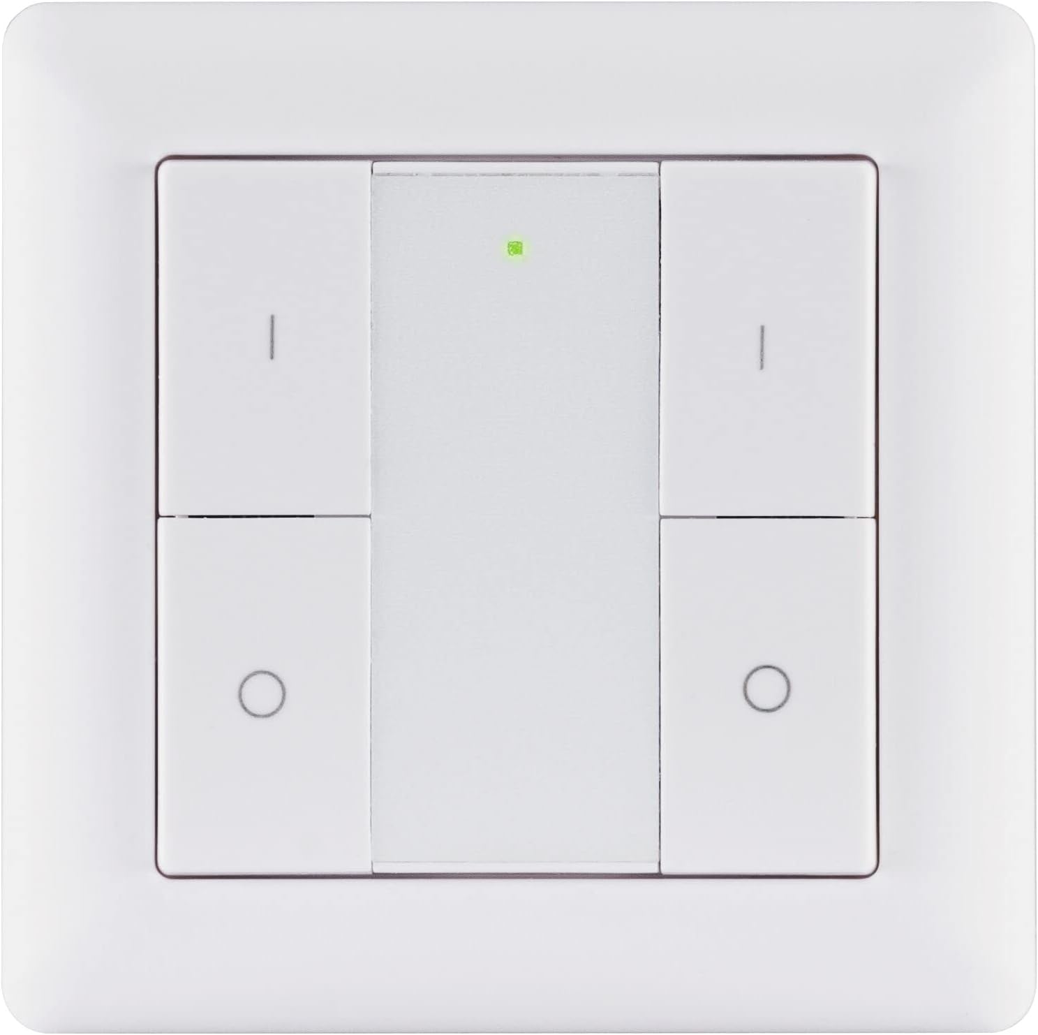 Paulmann 50134 Smart Home Zigbee Wandschalter On/Off/Dimm Weiß Steuerung Kunststoff