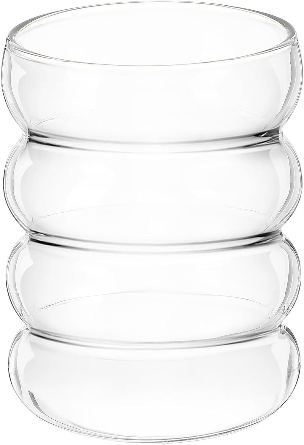 Happyyami Vintage Cocktailglas Trinkgläser Klarer Glas Tasse Kreative Milchshake- Glaswaren Wiederverwendbare Kaffee Tasse Milch Tasse