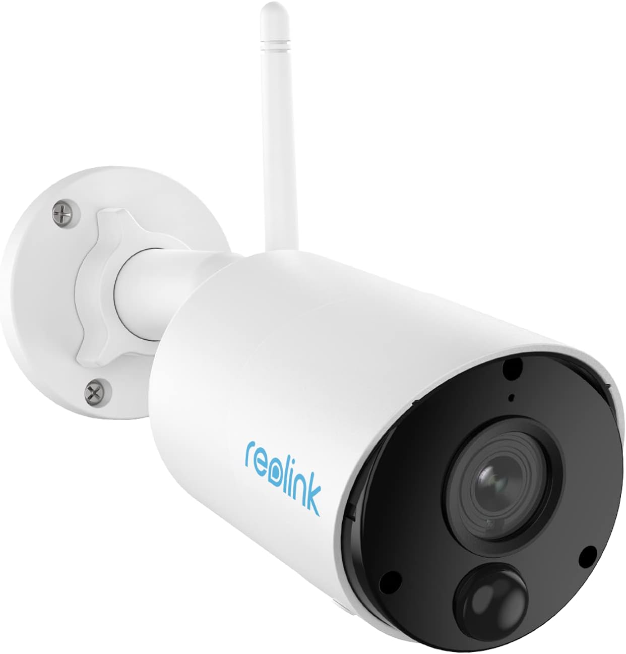 Reolink Akku Überwachungskamera Aussen, 2K 3MP Kabellose WLAN Kamera Outdoor mit KI-Erkennung, PIR-Bewegungsmelder, microSD-Kartenslot(bis zu 128GB), 2,4GHz WiFi, IR-Nachtsicht, Zeitraffer, Argus Eco