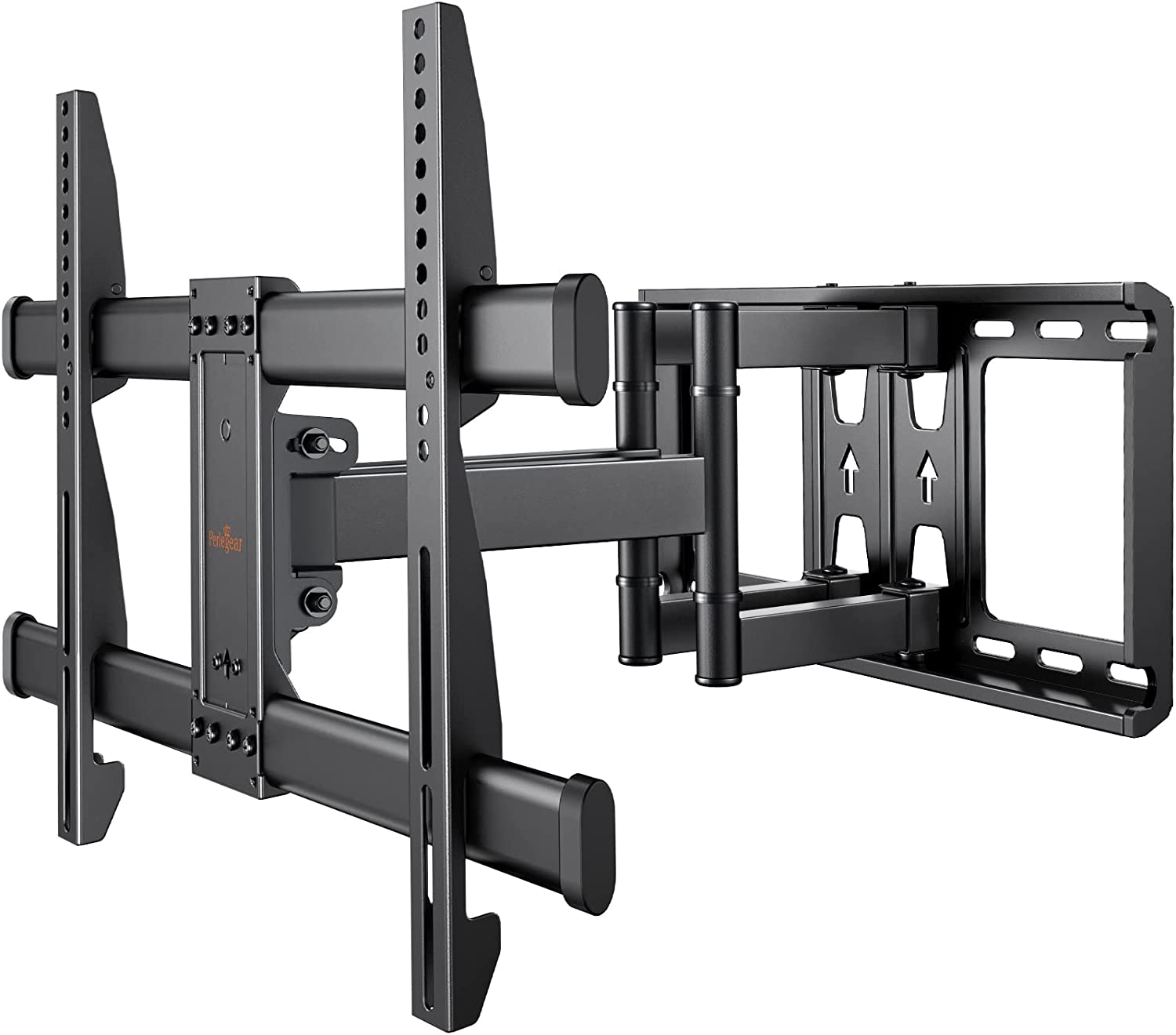 Perlegear TV Wandhalterung Schwenkbar Neigbar für 37-84 Zoll Flach & Curved Fernseher, TV Halterung max.VESA 600x400mm bis zu 60kg