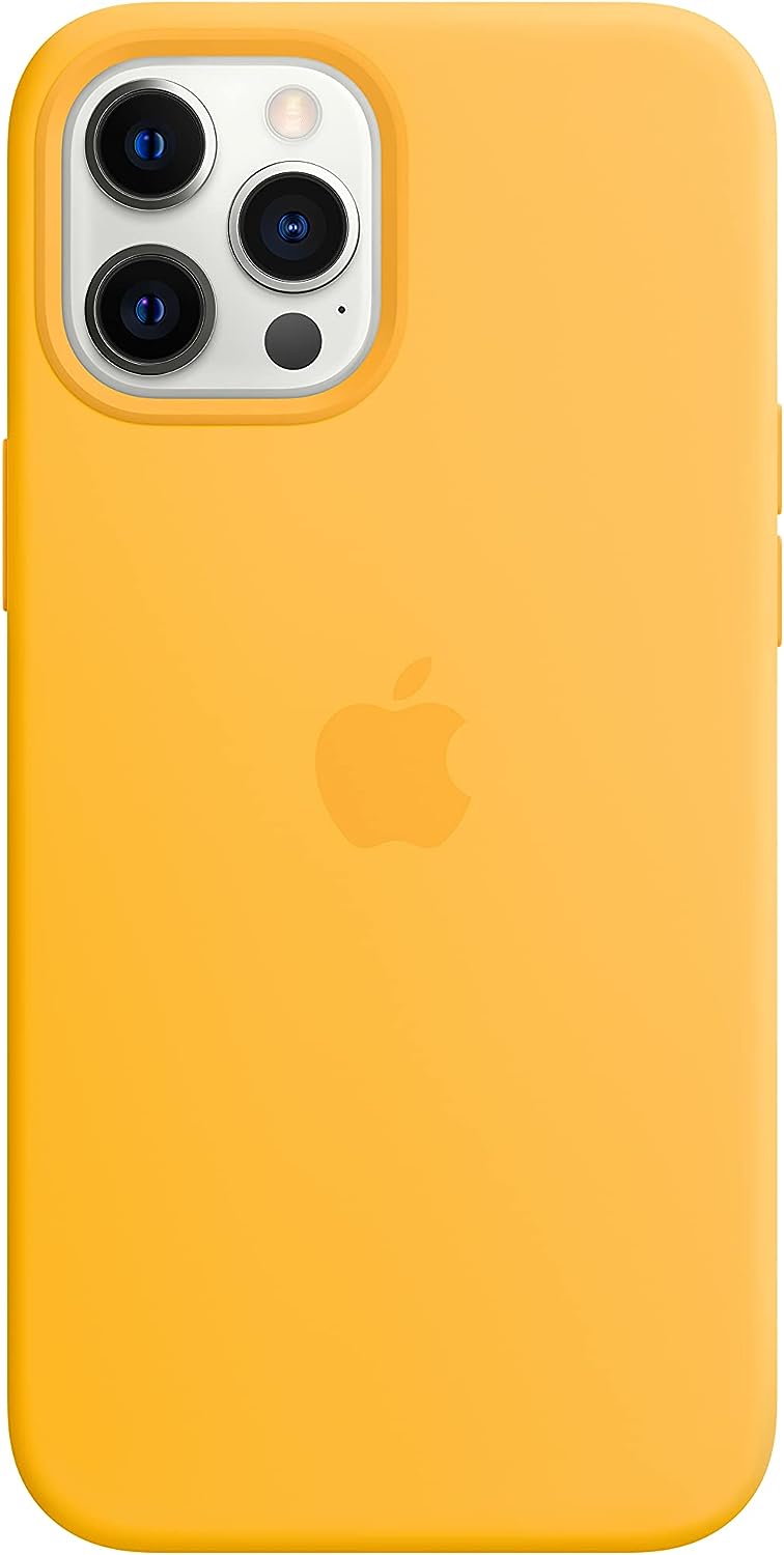 Apple Silikon Case mit MagSafe (für iPhone 12 Pro Max) - Sonnenblume