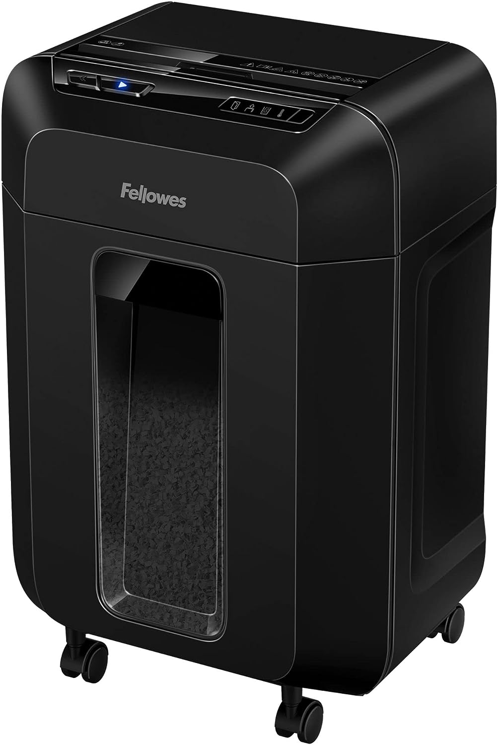 Fellowes Autofeed Aktenvernichter, AutoMax 90M, Minicut (P4), Papierschredder für Büro, Schredder, mit automatischem und manuellem Einzug, leiser hybrider Aktenvernichter, 90 Blatt in 5 Minuten