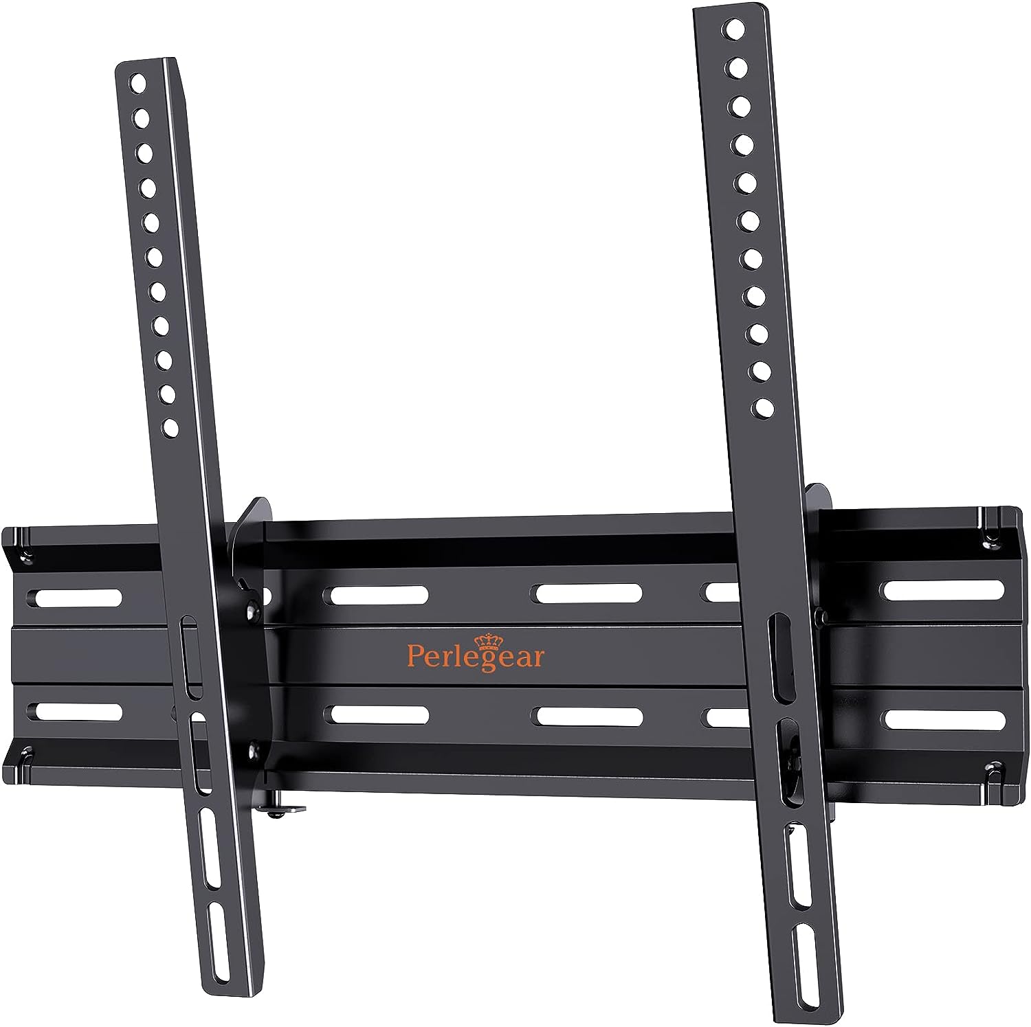 Perlegear TV Wandhalterung, Neigbare Fernseher Halterung für 26-55 Zoll Flach&Curved TV bis zu 45kg Max.VESA 400x400mm