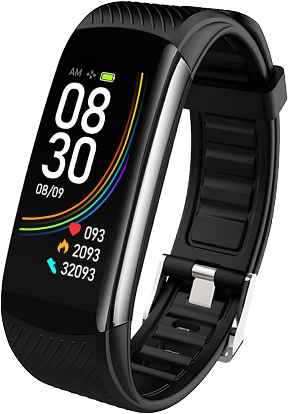 MicLee Damen Herren Fitness Armband Smartwatch mit Pulsmesser Fitness Tracker 0,96’’ Farbbildschirm Fitness Uhr Wasserdicht IP67 Aktivitätstracker Schrittzähler Sportuhr Pulsuhren für iOS Android