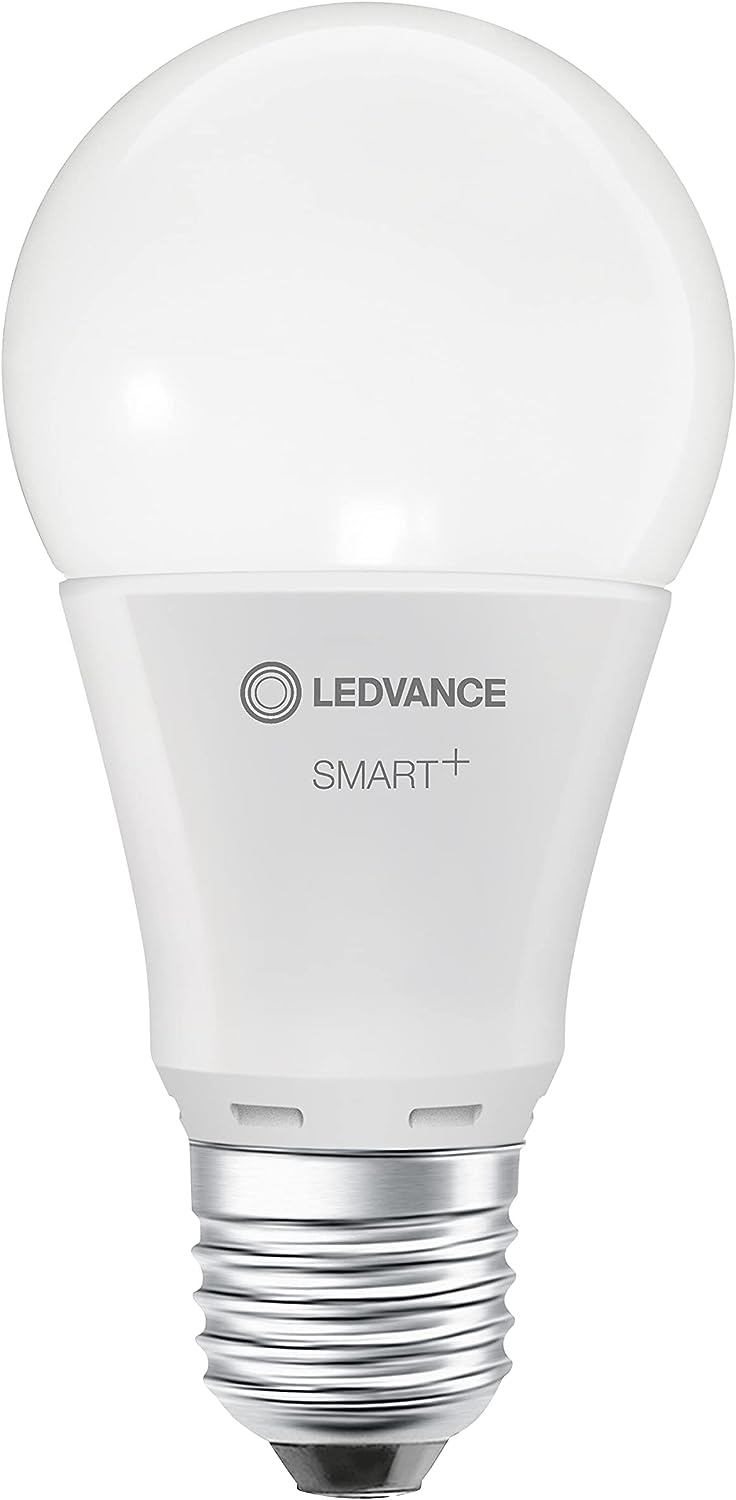 LEDVANCE Smart+ LED, ZigBee Lampe mit E27 Sockel, tageslicht (2700K - 6500K), dimmbar, Direkt kompatibel mit Echo Plus & Echo Show (2.Gen), Kompatibel mit Philips Hue Bridge, 1 Stück (1er Pack)