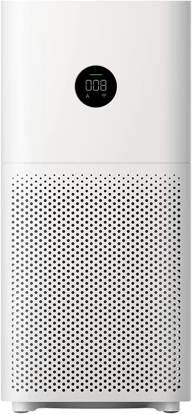 ---Xiaomi Mi Air Purifier 3C versión EU - Purificador de aire, conexión WiFi y pantalla display, 320 m³ / h PM CADR, 106 m2 / h de eficiencia de cobertura, Blanco