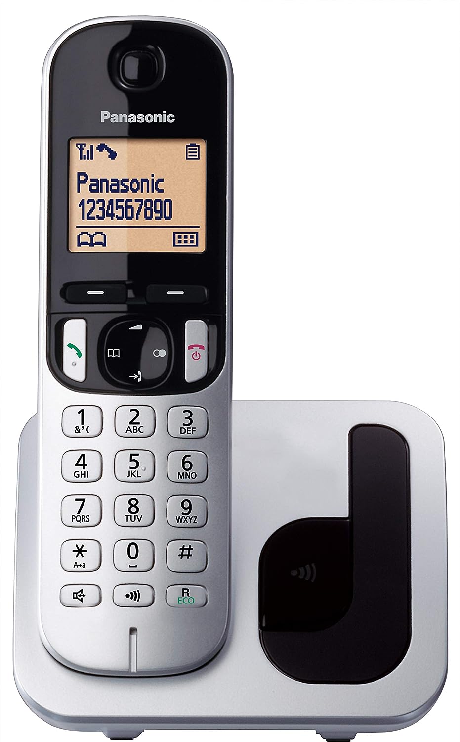 Panasonic KX-TGC210 DECT-Telefon Metallisch Anrufer-Identifikation