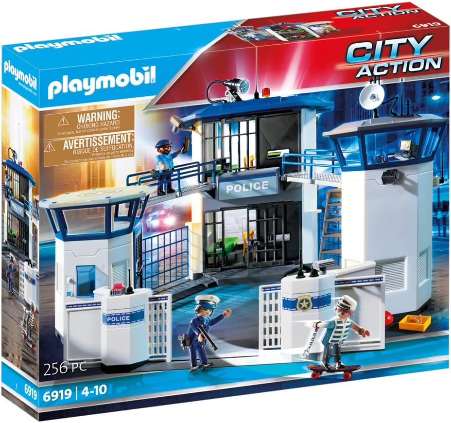 Playmobil 6919.0 6919 Polizeistation mit Gefängnis, multi