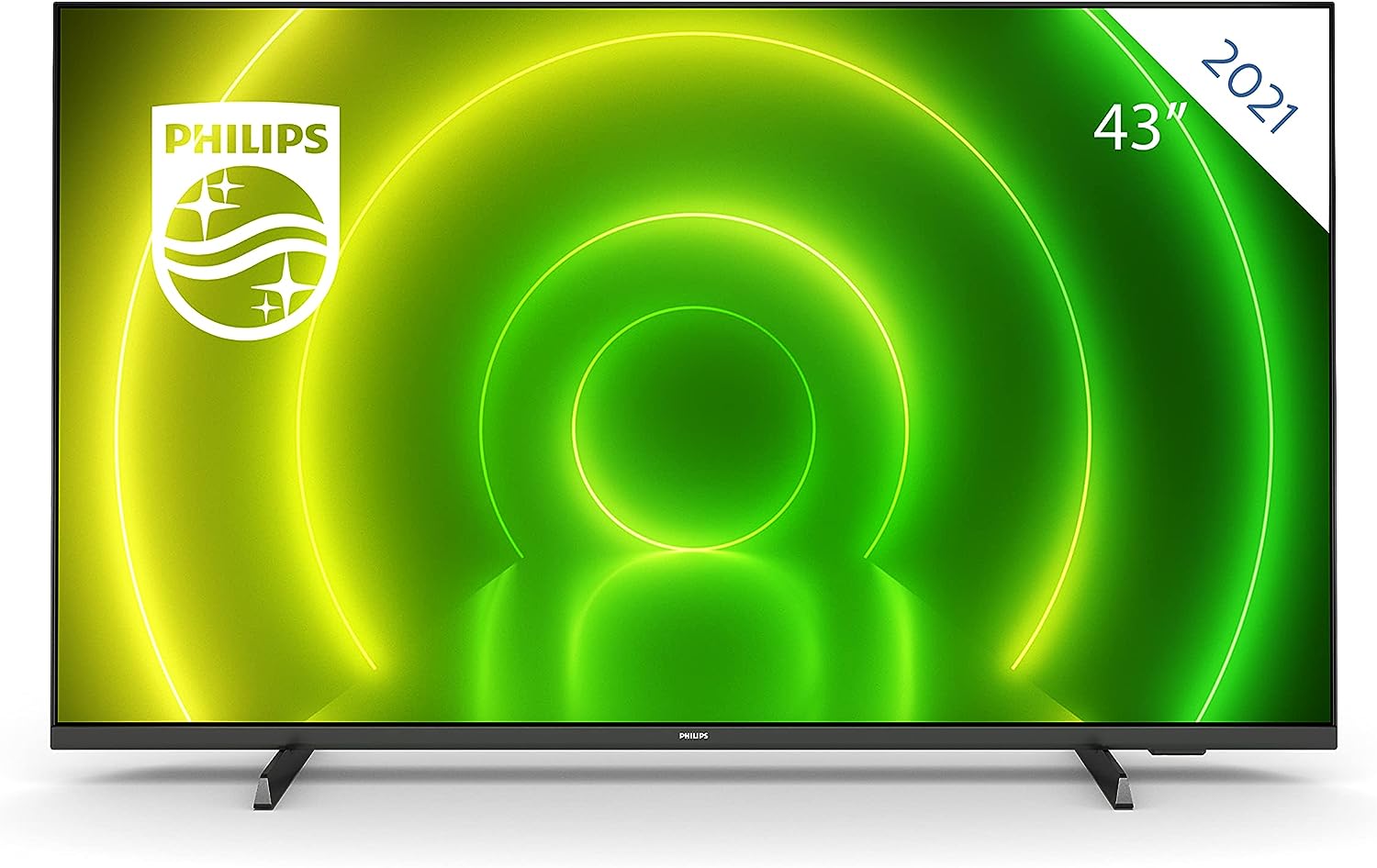 Philips 43PUS7406/12 Smart TV UHD LED Android, Color Plata, 43 Pulgadas