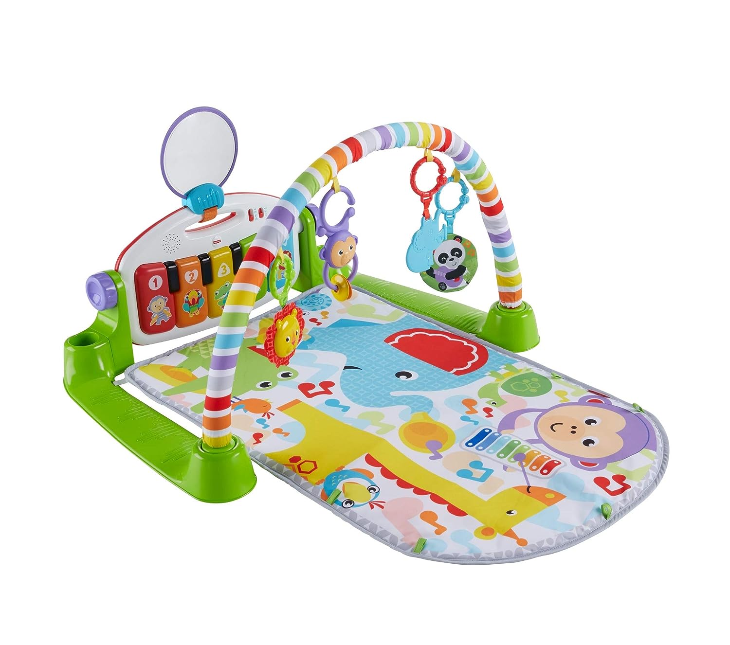 Fisher-Price GXC37 Gimnasio Piano Pataditas súperaprendizaje Spieldecke für Babys[Exklusiv bei Amazon]