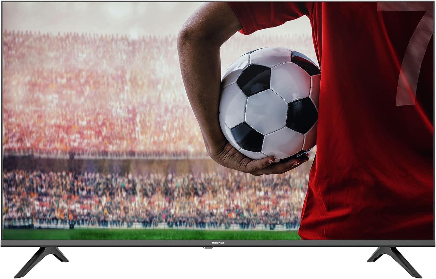 Hisense 32AE5500F 80 cm (32 Zoll) Fernseher (HD, Triple Tuner DVB-C/ S/ S2/ T/ T2, Smart-TV, Frameless, Prime Video, Netflix, YouTube, DAZN),schwarz