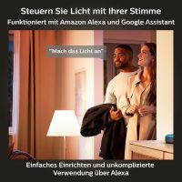 Philips Hue White E27 Lampe,806lm, dimmbar, warmweißes Licht, steuerbar via App, kompatibel mit Amazon Alexa (Echo, Echo Dot)