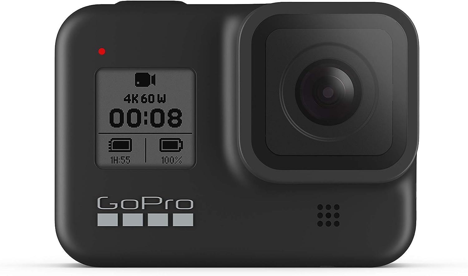 GoPro HERO8 Black - Wasserdichte 4K-Digitalkamera mit Hypersmooth-Stabilisierung, Touchscreen und Sprachsteuerung - Live-HD-Streaming