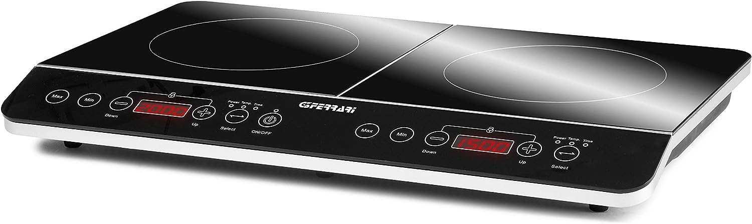 G3 Ferrari G10047 Hi-Tech Chef Induktionskochfeld, 2 Platten