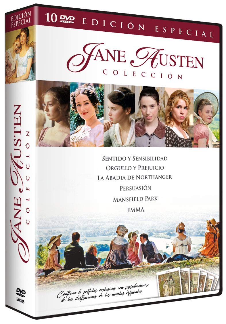 Pack Jane Austen - Contiene 6 Postales Vintage [DVD] [dvd] [2020] [dvd]