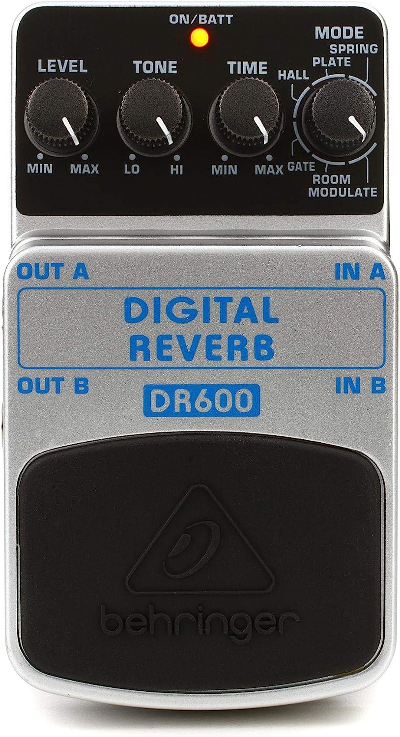 Behrimger DR600 Digitales Stereo-Reverb-Effektpedal