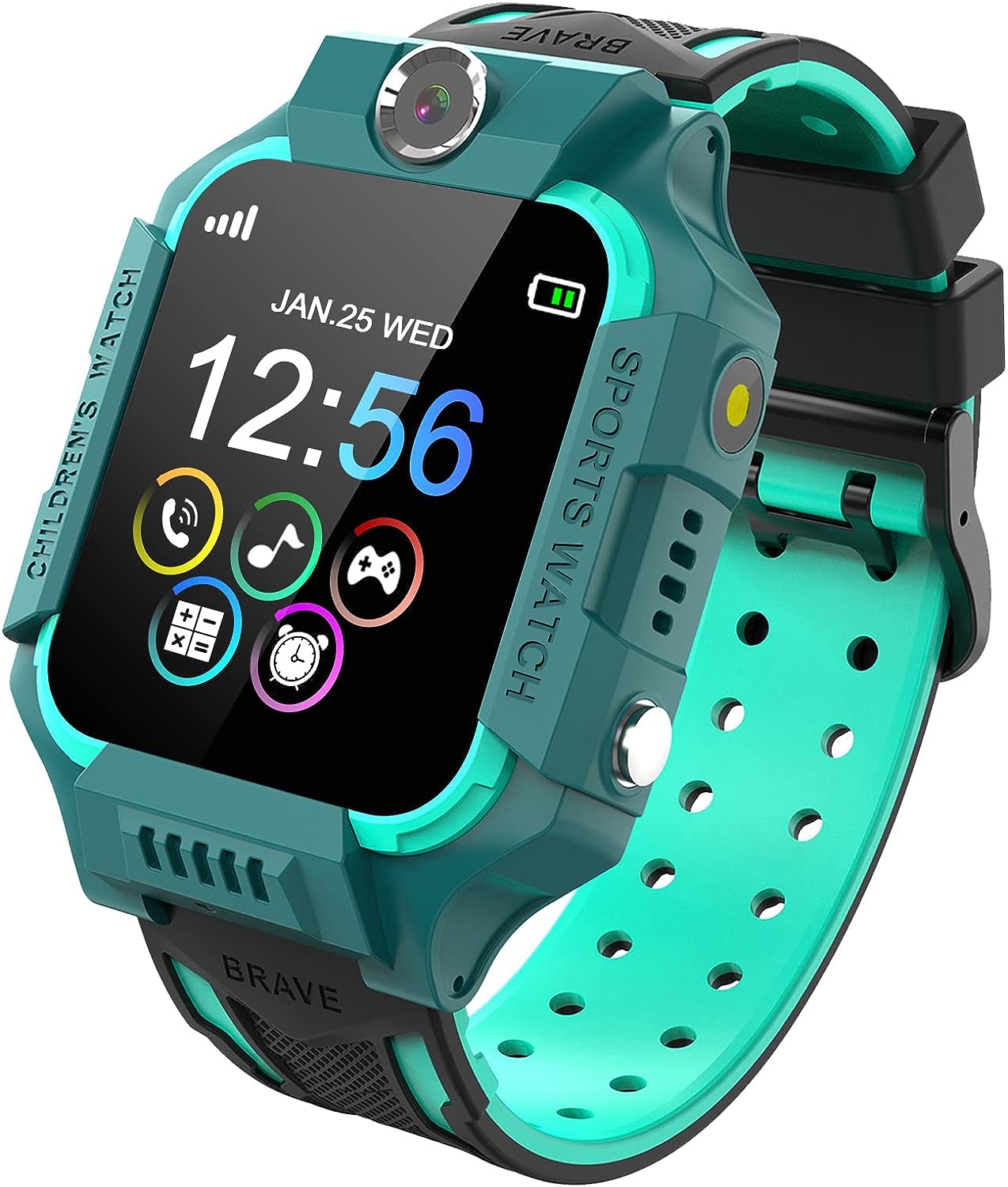 Smartwatch für Kinder, Kinderuhr Telefon mit Zwei Wege Gespräch MP3 MP4 Musik Player Kamera Rechner Rekorder Alarm Schrittzähler SOS Gaming Uhr für 3-15 Jahre Jungen Mädchen Geburtstagsgeschenke