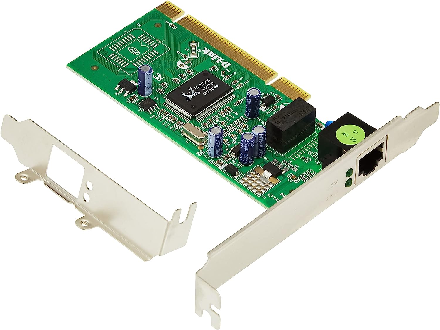 D-Link DGE-528T Netzwerkkarte, Gigabit Ethernet Adapter (10/100/1000 Mbit/s, PCI Bus 2.2, 32 Bit)