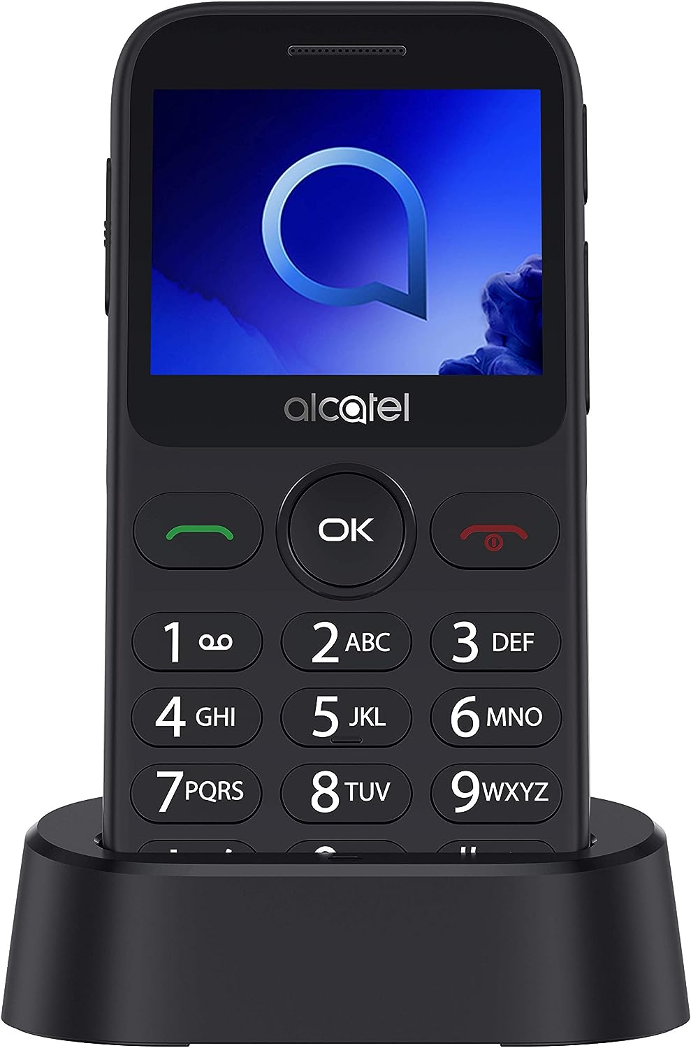 Alcatel 20.19g Metallic Silver Easy Phone 2.4" Con Fotocamera 2mp