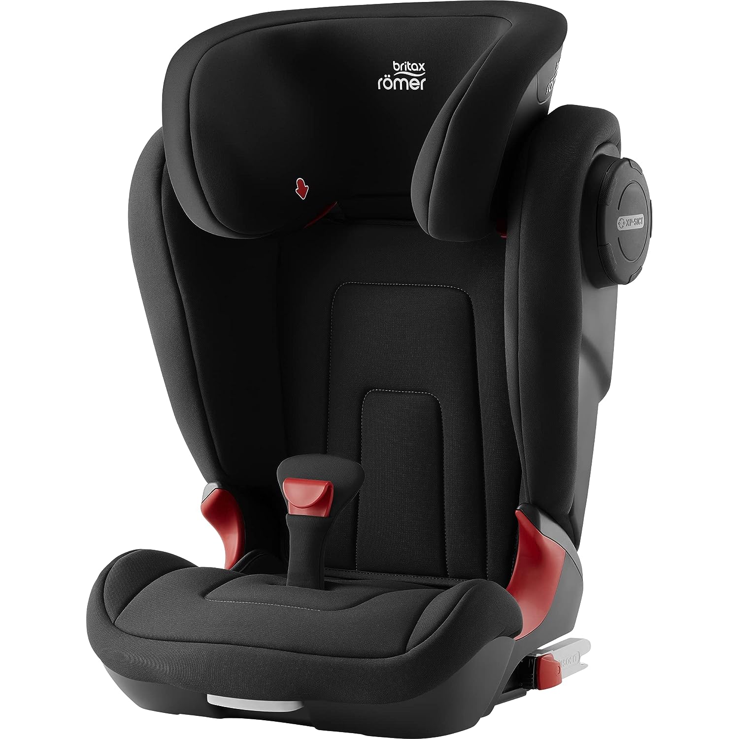 BRITAX RÖMER Kindersitz 15-36 kg Isofix KIDFIX 2 S mit zusätzlichem Seitenaufprallschutz für Kinder (Gruppe 2/3) 3,5 bis 12 Jahre, Cosmos Black