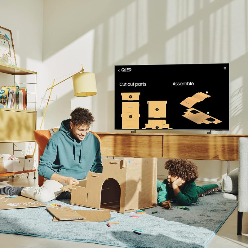 Samsung TV QE43Q65BAUXZT Smart TV 43" Serie Q65B QLED 4K UHD, Compatibile Con Alexa e Google Assistant, DVB-R2, Negro