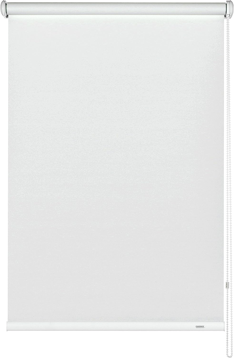 GARDINIA Seitenzug-Rollo zum Abdunkeln, Decken-, Wand- oder Nischenmontage, Lichtundurchlässig, Alle Montage-Teile inklusive, Weiß, 102 x 180 cm (BxH)
