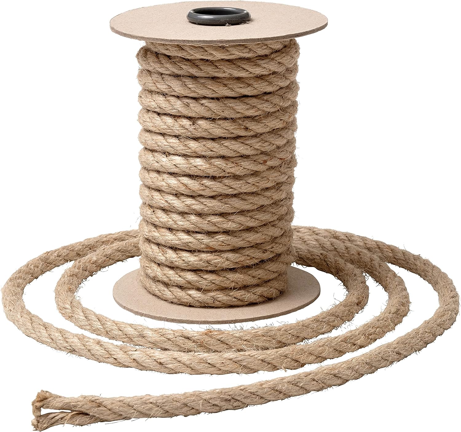 IPEA 12 mm Dickes Jute-Seil für Dekorationen und Bastelarbeiten – Made in Italy – 10 Meter – strapazierfähige Jute-Kordel für Handwerk, Einrichtung, Katze, Garten – Hanf